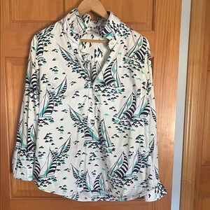 Vineyard Vines White and Blue Sailboat Skirt